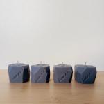 Gesi - Håndlavet Lysesæt – Dekorativt Sæt med 4 stk.