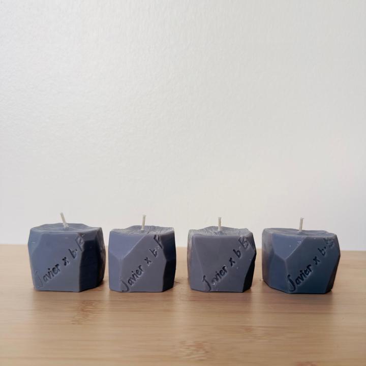 Gesi - Håndlavet Lysesæt – Dekorativt Sæt med 4 stk.