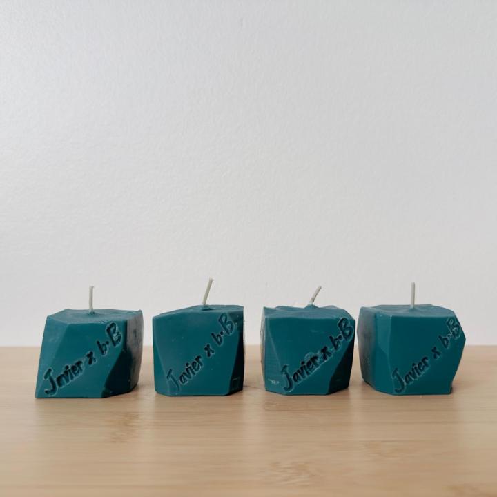 Gesi - Håndlavet Lysesæt – Dekorativt Sæt med 4 stk.