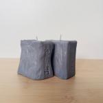 Varda - Håndlavet Lysesæt – Dekorativt Sæt med 2 stk.