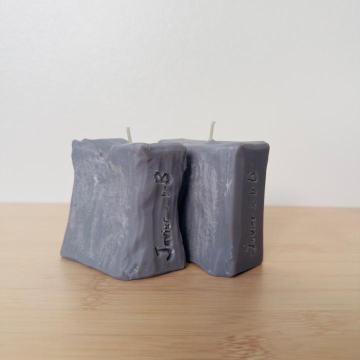 Varda - Håndlavet Lysesæt – Dekorativt Sæt med 2 stk.