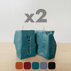 Varda - Håndlavet Lysesæt – Dekorativt Sæt med 2 stk.