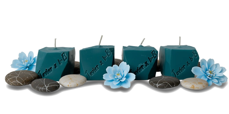 Håndlavet Lys  Dekorativt 4 stk.